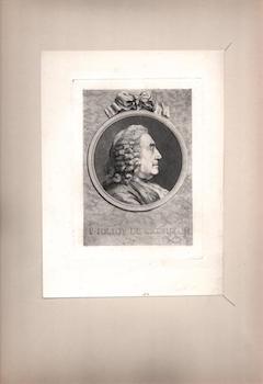 Item #70-2228 P. Joliot de Crébillon. (B&W engraving). Charles Nicolas Cochin fils, Claude Henri...