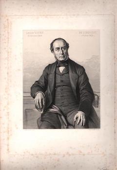 Item #70-2235 Louis Vitet. (B&W engraving). Louis Roux ., Alp Francois, Photo., Engraver