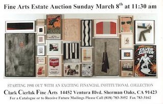 Item #70-2371 Fine Arts Estate Auction Sunday March 8th at 11:30 am. (Postcard for auction...