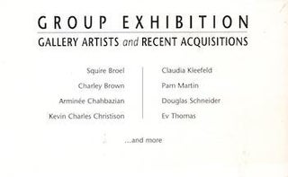 Item #70-2397 Group Exhibition: Gallery Artists and Recent Acquisitions. (Announcement for...