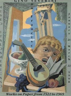 Item #70-2403 Gino Severini: Works on Paper. (Announcement for exhibition opening, January 21 to...