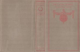 Item #70-2811 [Dust Jacket] The Latin Genius. (Dust Jacket only. Book not included). Anatole France
