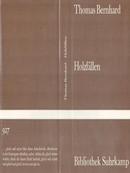 Dust Jacket] : Holzf&auml;llen. (Dust Jacket only. Book not included. Thomas Bernhard.