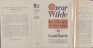Item #70-2889 [Dust Jacket] : Oscar Wilde: His Life and Confessions. (Dust Jacket only. Book not...
