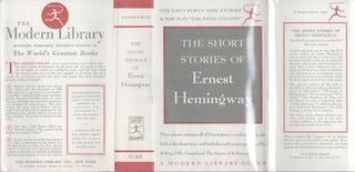 Item #70-2890 [Dust Jacket] : The Short Stories of Ernest Hemingway : the first forty-nine...