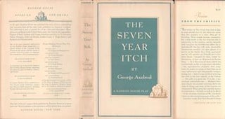 Item #70-2919 [Dust Jacket] The Seven Year Itch: A Romantic Comedy. (Dust Jacket only. Book not...