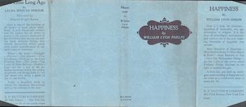 Item #70-2946 [Dust Jacket] : Happiness. (Dust Jacket only. Book not included). William Lyon Phelps.