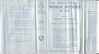 Item #70-2961 [Dust Jacket] : The United States in World Affairs: An Account of American Foreign...