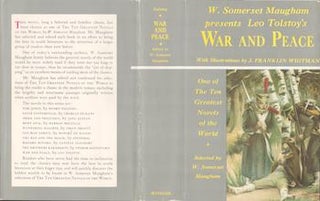 Item #70-2965 [Dust Jacket] : War and Peace. (Dust Jacket only. Book not included). Leo Tolstoy,...