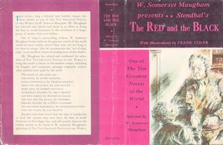 Item #70-2966 [Dust Jacket] : The Red and the Black. (Dust Jacket only. Book not included). Leo...