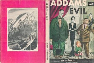 Item #70-2991 [Dust Jacket] Addams and Evil. (Dust Jacket only. Book not included). Chas Addams