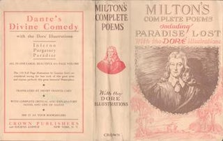 Item #70-3016 [Dust Jacket] John Milton's Complete Poems Including Paradise Lost, with Dore...