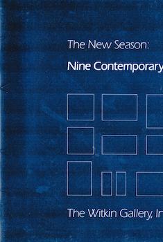 Item #70-3052 The New Season: Nine Contemporary Photographers. (Catalog of an exhibition held...