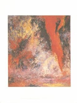 Item #70-3391 Jon Schueler : About the Sky, a Retrospective Exhibition. (Postcard for reception...