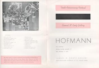 Item #70-3477 Hans Hofmann: New Paintings : Opening Monday, November 15 thru December 11, 1954,...