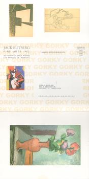Item #70-3487 Arshile Gorky: The Early Years. (Announcement for exhibition, 5 Nov. 2004 to 15 Jan. 2005.). Arshile Gorky, Melvin P. Lader, Jack Rutberg Fine Arts, Calif Los Angeles.