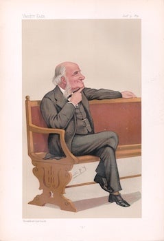 Item #70-4087 G (Portrait of Sir George Grove) (Original Lithograph). Sir Leslie Matthew Ward,...
