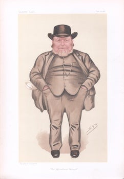 Item #70-4127 The Agricultural Labourer (Portrait of Joseph Arch) (Original Lithograph). Sir...