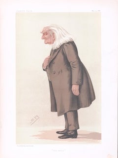 Item #70-4155 The Abbé (Portrait of Franz Liszt) (Original Lithograph). Sir Leslie Matthew Ward,...