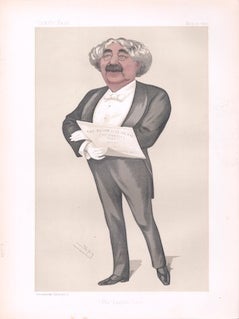 Item #70-4407 The 'English Tenor' (Portrait of John Sims Reeves) (Original Lithograph). Sir...