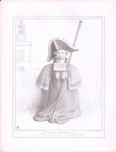 Item #70-4681 (Lithograph) A Melancholy Illustration of the Voluntary Principle (HB Sketches No. 529). John Doyle, HB.