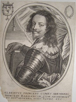 Item #71-0061 Portrait of Albert de Ligne, Prince of Arenberg and Barbancon. Anthony After Van Dyck