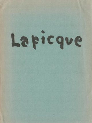 Item #71-0075 Exposition Charles Lapique. Grenoble Museum of Painting and Sculpture