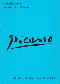 Item #71-0305 45 Selected Graphics from 1904 to 1968 by Pablo Picasso. Frank Perls