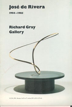 Item #71-0320 José de Rivera Opening Reception. Richard Gray Gallery.
