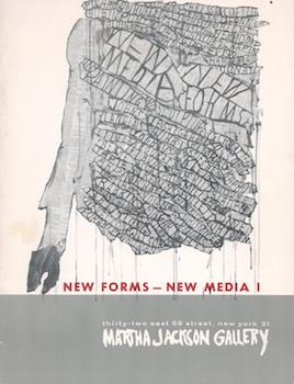 Alloway, Lawrence; Allan Kaprow; Martha Jackson - New Forms-New Media I.