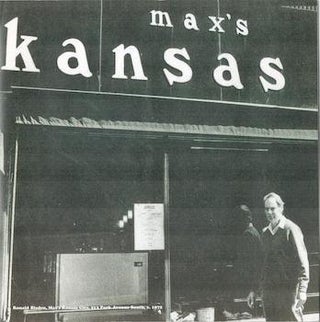 Item #71-0458 Artists at Max’s Kansas City 1965-1974. Hetro-holics and some women too....