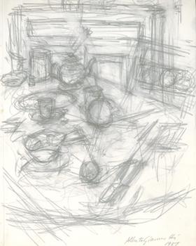 Item #71-0483 Alberto Giacometti: 26 Drawings from the Teriade Collection. Exhibition at...