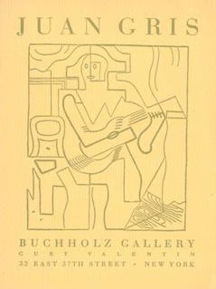 Item #71-0543 Juan Gris. Exhibition at Buchholz Gallery, 16 January - 11 February 1975. Juan....