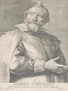 Item #71-0774 Portrait of Antoine Cornelissen (1565-1639, Antwerp art collector), from Gillis...