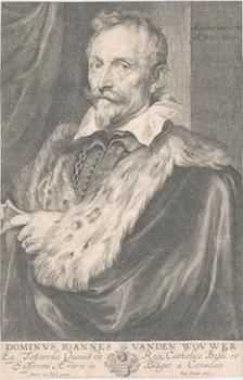 Item #71-0776 Portrait of Jan van den Wouwer (1576-1636, Distinguished lawyer and philologist),...