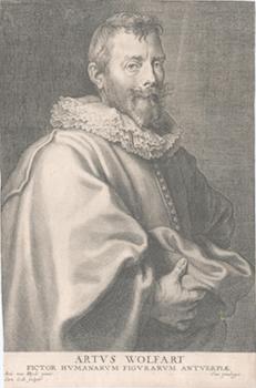 Item #71-0779 Portrait of Artus Wolfart (1581-1641, Antwerp painter), from Gillis Hendricx’s...