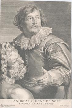 Item #71-0780 Portrait of Andreas Colyns de Nole (1590-1638, Flemish sculptor), from Gillis...