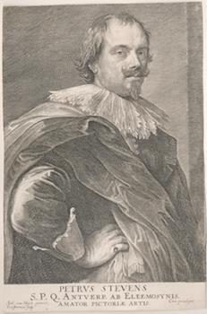 Item #71-0790 Portrait of Pieter Stevens (1552-1612, Flemish painter and draftsman), from Gillis...