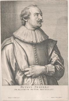 Item #71-0791 Portrait of Pieter Snyders (1592-1666, Flemish painter), from Gillis Hendricx’s...
