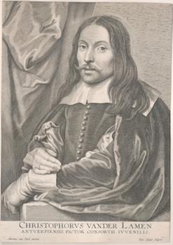 Item #71-0795 Portrait of Christoffel van der Lamen (1506-1652, Flemish painter), from Gillis...
