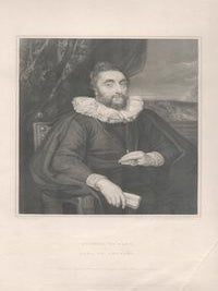 Item #71-0807 Portrait of Thomas Howard, Earl of Arundel. Sir Anthony van Dyck, William Sharp,...