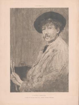 Item #71-0812 Portrait of James Abbott McNeill Whistler. James Abbott McNeill Whistler, William...