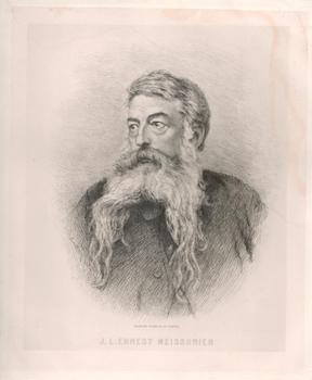 Item #71-0835 Portrait of J. L. Ernest Meissonier (1815-1891), French Classicist painter and...
