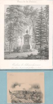 Item #71-0952 Tombeau de Salomon Gessner, eleve dans la promenande publique a Zurich, from Vues...