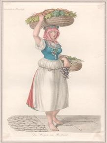 Item #71-0992 Das Madgen von Bardewick. 19th Century German Artist