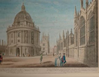 Item #71-0997 Radcliffe Library - Oxford Univiersity. John Donowell, Engraver
