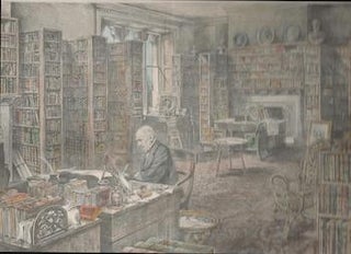 Item #71-1003 The Temple of Peace: Mr. Gladstone in his Study at Hawarden, from a photograph by...