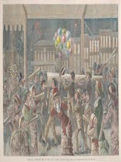 Item #71-1006 Louisiana - Christmas Eve in the City of New Orleans. 19th Century American Artist