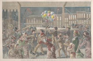 Item #71-1006 Louisiana - Christmas Eve in the City of New Orleans. 19th Century American Artist