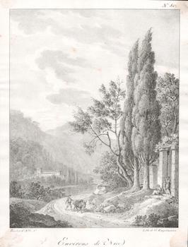 Bacler d'Albe, Louis Albert (Artist); G. Engelmann (Lithographer) - Environs de Nice